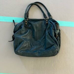 Tealish turquoise shoulder or crossbody bag